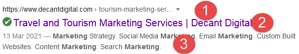 Meta Description Tourism Marketing